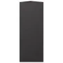 Jardineras triangulares 2 uds acero negro 30x26x75 cm by , Pots and planters - Ref: Foro24-851144, Price: 78,27 €, Discount: ...