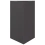 Jardinera triangular acero negro 50x43x75 cm von , Töpfe und Pflanzgefäße - Ref: Foro24-851171, Preis: 68,99 €, Rabatt: -5%%