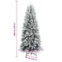Árbol de Navidad artificial con 300 LED y nieve flocada 180 cm de , Arboles de navidad - Ref: Foro24-3315765, Precio: 145,49 ...