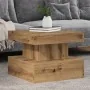 Mesa de centro con luces LED roble artisian 50x50x40 cm | Foro24.es | Tu tienda online para hogar, jardín y más Foro24.es