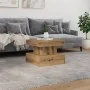 Mesa de centro con luces LED roble artisian 50x50x40 cm | Foro24.es | Tu tienda online para hogar, jardín y más Foro24.es