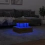 Mesa de centro con luces LED roble artisian 50x50x40 cm | Foro24.es | Tu tienda online para hogar, jardín y más Foro24.es