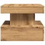 Mesa de centro con luces LED roble artisian 50x50x40 cm | Foro24.es | Tu tienda online para hogar, jardín y más Foro24.es
