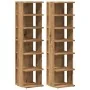 Muebles zapateros 2 uds madera roble artisan 28x27x102 cm by , Shoe racks and shoe organizers - Ref: Foro24-856667, Price: 86...