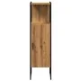 Armario de baño madera ingeniería roble artisan 33x33x120,5 cm by , bathroom vanities - Ref: Foro24-857707, Price: 72,93 €, D...