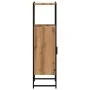 Armario de baño madera ingeniería roble artisan 33x33x120,5 cm by , bathroom vanities - Ref: Foro24-857707, Price: 72,93 €, D...