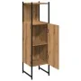 Armario de baño madera ingeniería roble artisan 33x33x120,5 cm by , bathroom vanities - Ref: Foro24-857707, Price: 72,93 €, D...
