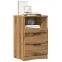 Mesitas noche 2 uds madera ingeniería roble artisan 40x36x65 cm by , Nightstands - Ref: Foro24-856847, Price: 129,81 €, Disco...