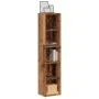 Estanterías para CD 2 uds madera envejecida 21x16x93,5 cm by , CD and DVD storage - Ref: Foro24-855838, Price: 46,91 €, Disco...
