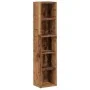 Estanterías para CD 2 uds madera envejecida 21x16x93,5 cm by , CD and DVD storage - Ref: Foro24-855838, Price: 46,91 €, Disco...