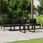Set muebles de jardín 5 pzas y cojines aluminio gris antracita by , Garden sets - Ref: Foro24-3107786, Price: 834,86 €, Disco...