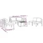 Set muebles de jardín 6 pzas y cojines aluminio gris antracita von , Gartensets - Ref: Foro24-3107802, Preis: 1,00 €, Rabatt:...