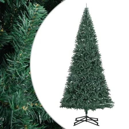 Árbol Navidad artificial con soporte y LEDs PVC verde 500 cm von , Weihnachtsbäume - Ref: Foro24-42000877, Preis: 264,64 €, R...