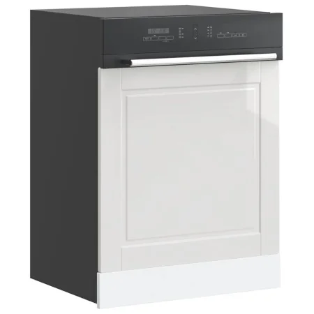 Panel lavavajillas Porto madera contrachapada blanco brillante de , Armarios de cocina - Ref: Foro24-854139, Precio: 38,43 €,...