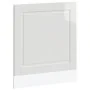 Panel lavavajillas Porto madera contrachapada blanco brillante de , Armarios de cocina - Ref: Foro24-854139, Precio: 38,43 €,...