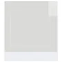 Panel lavavajillas Porto madera contrachapada blanco brillante de , Armarios de cocina - Ref: Foro24-854139, Precio: 38,43 €,...