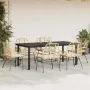 Juego de comedor de jardín 7 pzas con cojines ratán PE marrón von , Gartensets - Ref: Foro24-3334560, Preis: 554,46 €, Rabatt...