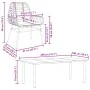 Juego de comedor de jardín 7 pzas con cojines ratán PE marrón von , Gartensets - Ref: Foro24-3334560, Preis: 554,46 €, Rabatt...