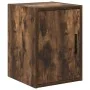 Armarios 2 uds para garaje madera ingeniería roble ahumado | Foro24.es | Tu tienda online para hogar, jardín y más Foro24.es