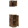 Armarios 2 uds para garaje madera ingeniería roble ahumado | Foro24.es | Tu tienda online para hogar, jardín y más Foro24.es