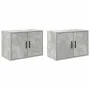 Armarios de pared 2 uds para garaje madera de ingeniería by , Armarios industriales - Ref: Foro24-860650, Price: 82,18 €, Dis...