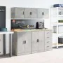Armarios de pared 2 uds para garaje madera de ingeniería by , Armarios industriales - Ref: Foro24-860650, Price: 82,18 €, Dis...