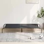 Cama elevada para perros negra 150x90x20 cm textilene y acero | Foro24.es | Tu tienda online para hogar, jardín y más Foro24.es