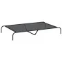 Cama elevada para perros negra 150x90x20 cm textilene y acero | Foro24.es | Tu tienda online para hogar, jardín y más Foro24.es