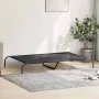 Cama elevada para perros negra 150x90x20 cm textilene y acero | Foro24.es | Tu tienda online para hogar, jardín y más Foro24.es