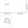 Bases para postes cuadradas 4 uds. Plata 51x51 mm von , Zaunpfosten - Ref: Foro24-42000002, Preis: 22,36 €, Rabatt: -5%%