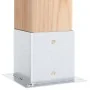 Bases para postes cuadradas 4 uds. Plata 141x141 mm von , Zaunpfosten - Ref: Foro24-42000016, Preis: 41,87 €, Rabatt: -5%%