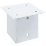 Bases para postes cuadradas 4 uds. Plata 141x141 mm von , Zaunpfosten - Ref: Foro24-42000016, Preis: 41,87 €, Rabatt: -5%%