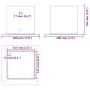 Bases para postes cuadradas 4 uds. Plata 141x141 mm von , Zaunpfosten - Ref: Foro24-42000016, Preis: 41,87 €, Rabatt: -5%%
