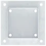Bases para postes cuadradas 4 uds. Plata 121x121 mm | Foro24.es | Tu tienda online para hogar, jardín y más Foro24.es