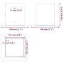 Bases para postes cuadradas 4 uds. Plata 121x121 mm | Foro24.es | Tu tienda online para hogar, jardín y más Foro24.es
