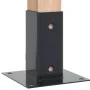 Bases para postes cuadradas 12 uds. Antracita 61x61 mm by , fence posts - Ref: Foro24-42000023, Price: 51,01 €, Discount: -5%%