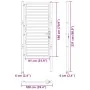 Puerta de jardín con cerradura de aluminio negra 100x180 cm | Foro24.es | Tu tienda online para hogar, jardín y más Foro24.es