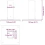 Bases para postes cuadradas 4 uds. Plata 46x46 mm von , Zaunpfosten - Ref: Foro24-42000000, Preis: 18,07 €, Rabatt: -5%%