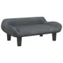 Sofá para niños de terciopelo gris oscuro 70x40x24 cm von , Baby- und Kleinkindmöbel - Ref: Foro24-3196351, Preis: 72,56 €, R...