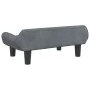 Sofá para niños de terciopelo gris oscuro 70x40x24 cm von , Baby- und Kleinkindmöbel - Ref: Foro24-3196351, Preis: 72,56 €, R...
