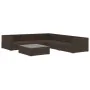 Set muebles de jardín 6 piezas y cojines ratán sintético marrón de , Conjuntos de jardín - Ref: Foro24-46769, Precio: 700,35 ...