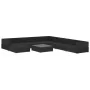 Set de muebles de jardín 9 pzas y cojines ratán sintético negro by , Garden sets - Ref: Foro24-46774, Price: 821,49 €, Discou...