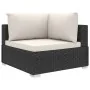 Set de muebles de jardín 9 pzas y cojines ratán sintético negro by , Garden sets - Ref: Foro24-46774, Price: 821,49 €, Discou...