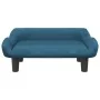 Cama para perros de terciopelo azul 70x40x24 cm by , Beds for dogs - Ref: Foro24-171951, Price: 60,96 €, Discount: -5%%