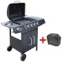 Barbacoa grill de gas 4+1 quemadores negra von , Grillen - Ref: Foro24-273789, Preis: 295,16 €, Rabatt: -5%%