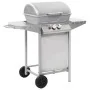 Barbacoa portátil de gas con 2 zonas plateada acero inoxidable von , Grillen - Ref: Foro24-276149, Preis: 150,80 €, Rabatt: -5%%