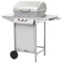 Barbacoa portátil de gas con 2 zonas plateada acero inoxidable von , Grillen - Ref: Foro24-276149, Preis: 150,80 €, Rabatt: -5%%