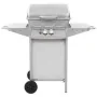 Barbacoa portátil de gas con 2 zonas plateada acero inoxidable von , Grillen - Ref: Foro24-276149, Preis: 150,80 €, Rabatt: -5%%
