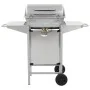 Barbacoa portátil de gas con 2 zonas plateada acero inoxidable von , Grillen - Ref: Foro24-276149, Preis: 150,80 €, Rabatt: -5%%
