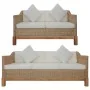 Juego de sofás con cojines 2 piezas ratán natural von , Sofas - Ref: Foro24-278615, Preis: 1,00 €, Rabatt: -5%%